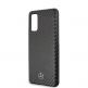Mercedes-Benz Dynamic Leather Hard Case - дизайнерски кожен кейс за Samsung Galaxy S20 (черен) 2