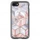 Spigen Ciel Cyrill Etoile Pink Marble Case - дизайнерски удароустойчив кейс за iPhone SE (2020), iPhone 8, iPhone 7 (прозрачен) 2