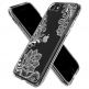 Spigen Ciel White Mandala Case - дизайнерски удароустойчив кейс за iPhone SE (2020), iPhone 8, iPhone 7 (прозрачен) 3