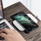 Baseus Rib Wireless Charger (WXPG-01) - поставка (пад) за безжично зареждане с технология за бързо зареждане за Qi съвместими устройства (черен) 14