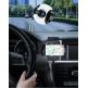 Baseus Milky Way Wireless Charger Car Vent Mount - поставка за радиатора на кола с безжично зареждане за Qi съвместими смартфони (сребрист) 13