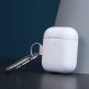 Baseus Lets Go Silica Gel Case - силиконов калъф с карабинер за Apple Airpods & Apple Airpods 2 (бял) 6