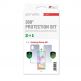 4smarts 360° Protection Set Limited Cover - тънък силиконов кейс и стъклено защитно покритие за дисплея на Samsung Galaxy A41 (прозрачен) 1