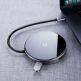 Baseus USB-C Circular Mirror Wireless Charger Hub (WXJMY-0G) - мултифункционален хъб за свързване на допълнителна периферия за устройства с USB-C и пад за безжично зареждане (тъмносив) 1