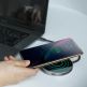 Baseus USB-C Circular Mirror Wireless Charger Hub (WXJMY-0G) - мултифункционален хъб за свързване на допълнителна периферия за устройства с USB-C и пад за безжично зареждане (тъмносив) 2