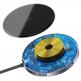 Baseus USB-C Circular Mirror Wireless Charger Hub (WXJMY-0G) - мултифункционален хъб за свързване на допълнителна периферия за устройства с USB-C и пад за безжично зареждане (тъмносив) 7