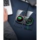 Baseus Simple 24W 2in1 Wireless Charger (TZWXJK-A01) - двойна поставка (пад) с Fast Charge технология за безжично зареждане за Qi съвместими устройства и Apple Airpods (прозрачен) 6
