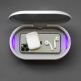 Adam Elements Omnia UVC+ Ozone Sterilizer Box - поставка за безжично зареждане и UV стерилизатор за мобилни устройства (бял)  2