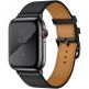 Apple Watch Hermès Series 5, 44mm Noir Space Black Stainless Steel Case with Single Tour, GPS + Cellular - умен часовник от Apple 1