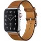 Apple Watch Hermès Series 5, 40mm Fauve Stainless Steel Case with Single Tour, GPS + Cellular - умен часовник от Apple 1