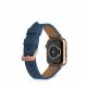 Artwizz WatchBand Leather - кожена (естествена кожа) каишка за Apple Watch 38мм, 40мм (син) 2