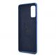 U.S. Polo Assn. Silicone Case - твърд силиконов кейс за Samsung Galaxy S20 (син) 3