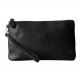 MightyPurse Multifunctional Wristlet with Power Bank and Cables - умен мултифункционален кожен портфейл с външна батерия за зареждане на мобилни устройства с USB-C, Lightning и MicroUSB (черен-мат) 2