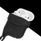 Silicone Case with Carabiner v2 - силиконов калъф с карабинер за Apple Airpods и Apple Airpods 2 (розов) 2