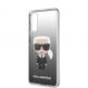 Karl Lagerfeld Iconic Gradient Case - дизайнерски кейс с висока защита за Samsung Galaxy S20 (черен) 2