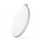 Vonmahlen Aura Qi Wireless Charging Pad - поставка (пад) за безжично зареждане с технология за бързо зареждане (15W) за Qi съвместими устройства (бял-сребрист) 3