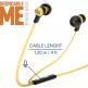 Tribe Minions Tom Swing Earphones - слушалки с микрофон и управление на звука за мобилни устройства (жълт) 2