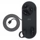 Docking Station QI Wireless Charger UD15 10W - док станция за устройства с Lightning, USB-C, MicroUSB, безжично зареждане на QI устройства, Apple Watch и Apple AirPods (черен) 4