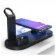 Docking Station QI Wireless Charger UD15 10W - док станция за устройства с Lightning, USB-C, MicroUSB, безжично зареждане на QI устройства, Apple Watch и Apple AirPods (черен) 5