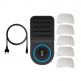 Saii PowerStand Charging Station with Qi Wireless Charger 35.5W, 3 x USB, USB-C - пад за безжично захранване и с три USB изхода и USB-C изход (черен) 7