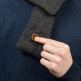 Flexwarm Heated Scarf with Power Bank - зимен шал с подгряване и вградена батерия (бял-черен) 2