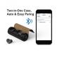 PaMu Scroll Plus TWS - безжични Bluetooth слушалки с микрофон за мобилни устройства (черен-златист)  4