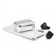 Master & Dynamic True Wireless Earphones MW07 - безжични Bluetooth слушалки с микрофон за мобилни устройства (черен-кафяв) 4