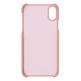 Foxwood Genuine Leather Hardshell Case - кожен кейс (естествена кожа) за iPhone XS, iPhone X (розов) 2