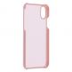 Foxwood Genuine Leather Hardshell Case - кожен кейс (естествена кожа) за iPhone XS, iPhone X (розов) 3