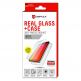 Displex Real Glass 10H Protector 2D with TPU Case - комплект силиконов калъф и калено стъклено защитно покритие за дисплея на iPhone 11 (прозрачен) 2