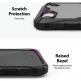 Ringke Fusion X Case - хибриден удароустойчив кейс за iPhone SE (2020), iPhone 8, iPhone 7 (черен-карбон) 2