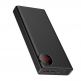 Baseus Mulight Power Bank with Digital Display Quick Charge 45W (PPMY-A01) - външна батерия 20000 mAh с 2xUSB-A и USB-C изходи за зареждане на смартфони и таблети (черен) 1