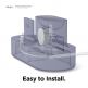 Elago Trio Charging Hub Pro - силиконова поставка за зареждане на iPhone, Apple Watch и Apple AirPods Pro (лилава) 5