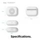 Elago Airpods Pro Retro AW6 Silicone Case - силиконов калъф за Apple Airpods Pro (бял)  1
