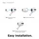 Elago Airpods Pro Earbuds Cover Plus Tips - антибактериални силиконови калъфчета с вградени тапички за Apple Airpods Pro (6 чифта) (бял) 3