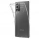 Spigen Liquid Crystal Case - тънък качествен силиконов (TPU) калъф за Samsung Galaxy Note 20 (прозрачен)  1