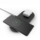 Belkin Boost Charge Dual Wireless Charging Pads - двойна поставка (пад) за безжично зареждане за Apple, Samsung, LG, Sony и други QI съвместими устройства (черен) 2