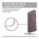 Urban Armor Gear Lucent Case - удароустойчив силиконов калъф за iPhone SE (2020), iPhone 8, iPhone 7 (розов-прозрачен)  4