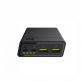 Green Cell Power Bank PowerPlay20 20000 mAh - външна батерия с 2xUSB и 2xUSB-C изхода и технология за бързо зареждане (черен) 1