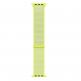 Apple Sport Loop Band Flash Light - оригинална текстилна каишка за Apple Watch 38мм, 40мм (сигнално жълто) 2