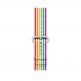 Apple Pride Edition Woven Nylon - оригинална текстилна каишка за Apple Watch 42мм, 44мм (шарен) 2
