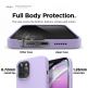 Elago Soft Silicone Case - силиконов (TPU) калъф за iPhone 12 Pro Max (лилав) 4