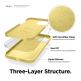 Elago Soft Silicone Case - силиконов (TPU) калъф за iPhone 12, iPhone 12 Pro (жълт) 3