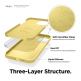 Elago Soft Silicone Case - силиконов (TPU) калъф за iPhone 12 mini (жълт) 3