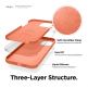 Elago Soft Silicone Case - силиконов (TPU) калъф за iPhone 12 mini (оранжев) 3