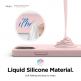Elago Soft Silicone Case - силиконов (TPU) калъф за iPhone 12 mini (розов) 2