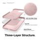 Elago Soft Silicone Case - силиконов (TPU) калъф за iPhone 12 mini (розов) 3