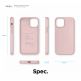 Elago Soft Silicone Case - силиконов (TPU) калъф за iPhone 12 mini (розов) 7