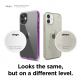 Elago Hybrid Case - хибриден удароустойчив кейс за iPhone 12 mini (лилав) 5