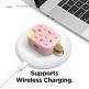 Elago Airpods Pro Ice Cream Design Silicone Case - силиконов калъф с карабинер за Apple Airpods Pro (светлорозов)  2